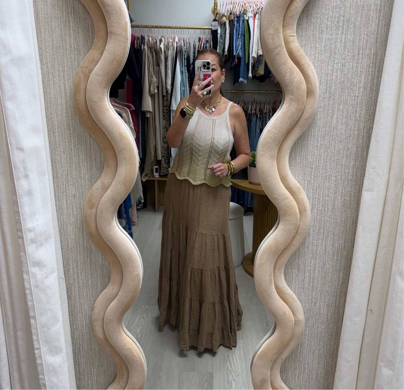 Marlene Linen Skirt