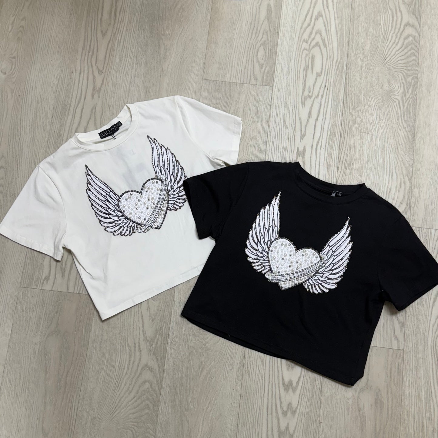 Heart angel t shirt