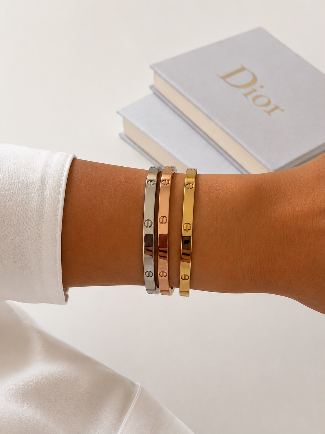 Carmín Trío Bracelets