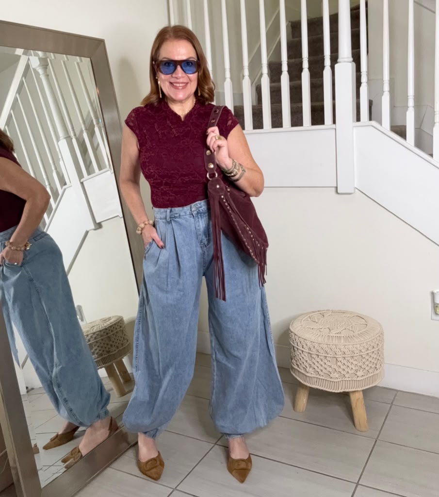 Fabiola Soft Denim Aladdin Jeans | Kapel Boutique