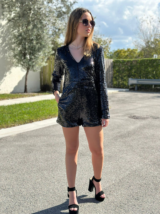 Sequin Romper