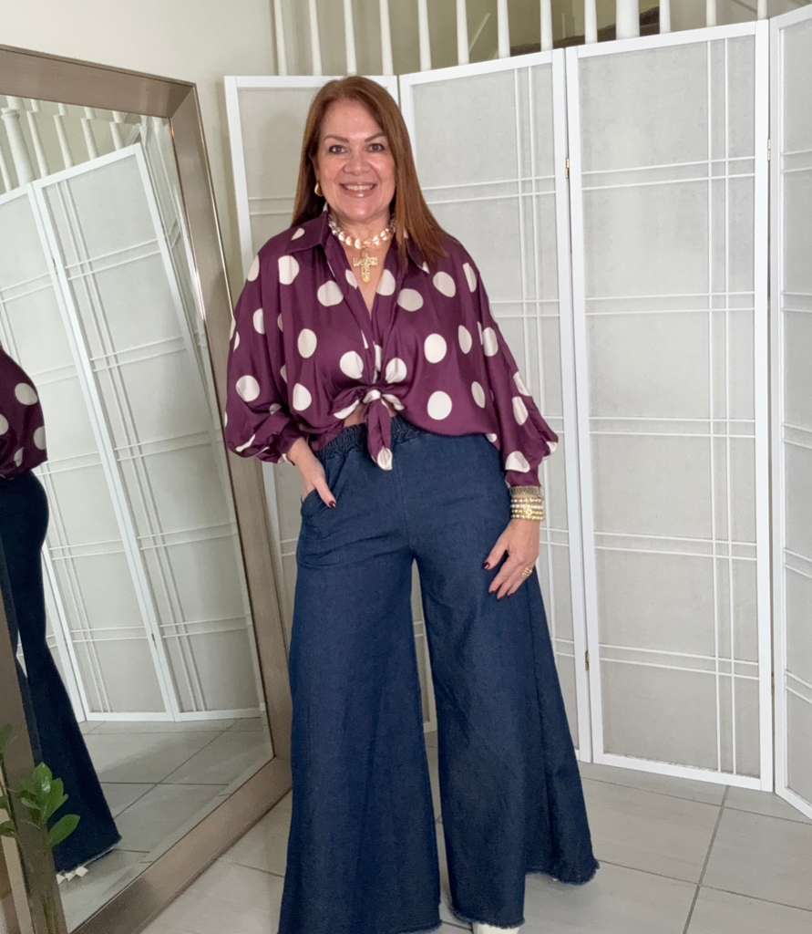 Kate Denim Palazzo