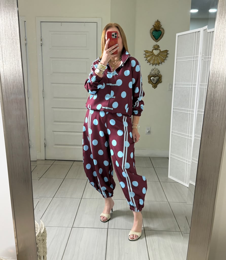 Leticia polka dot set