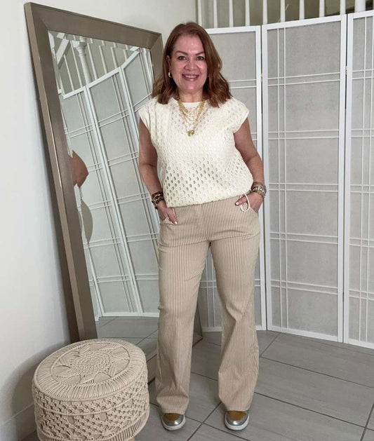 Paula top beige