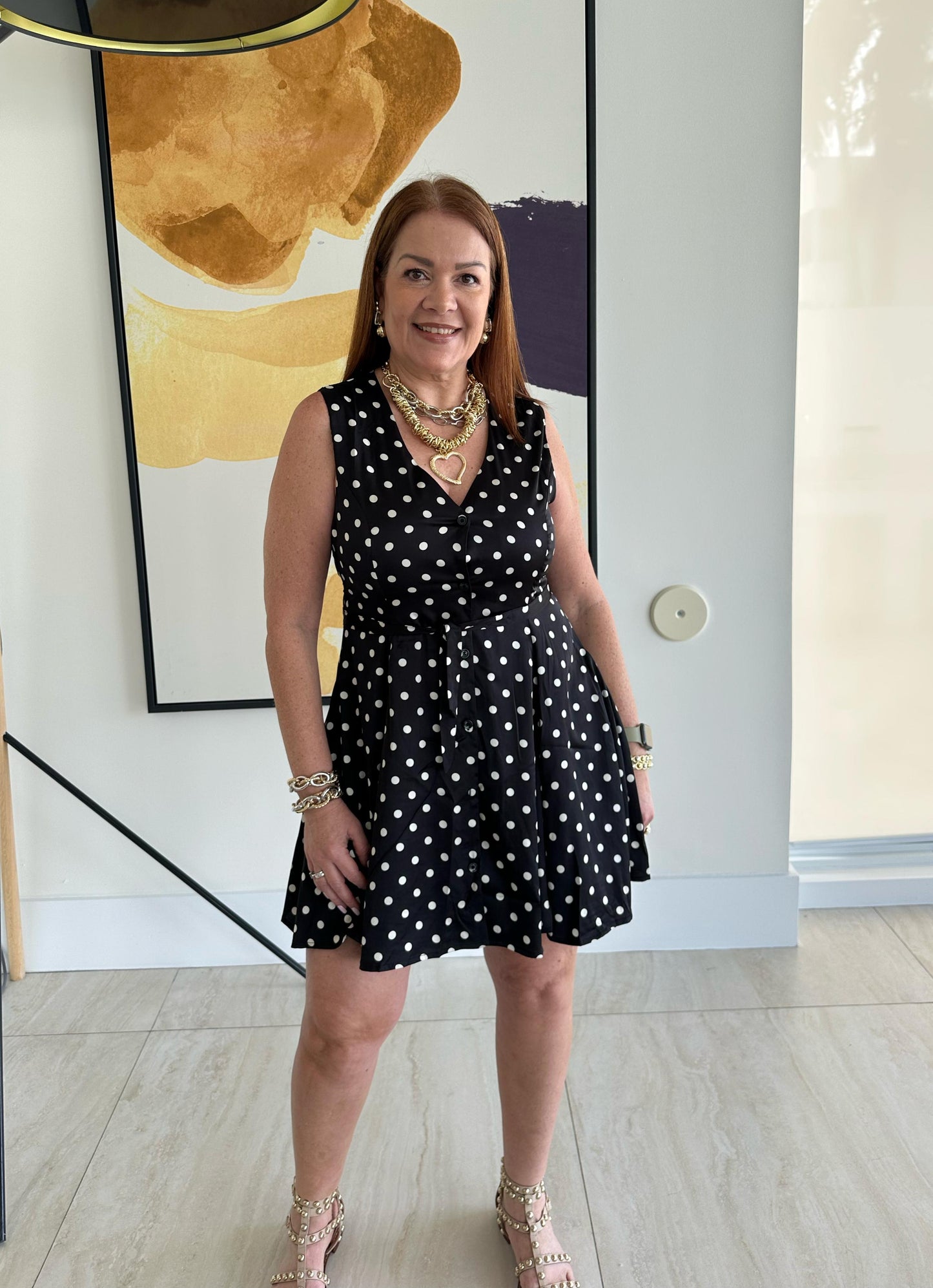 Marcela Polka Dress