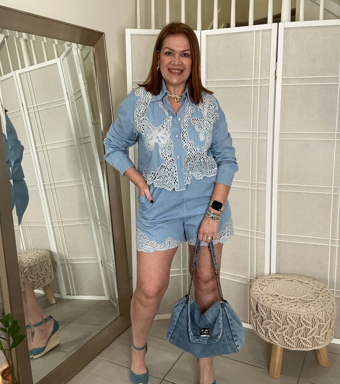 Clementina Denim Set