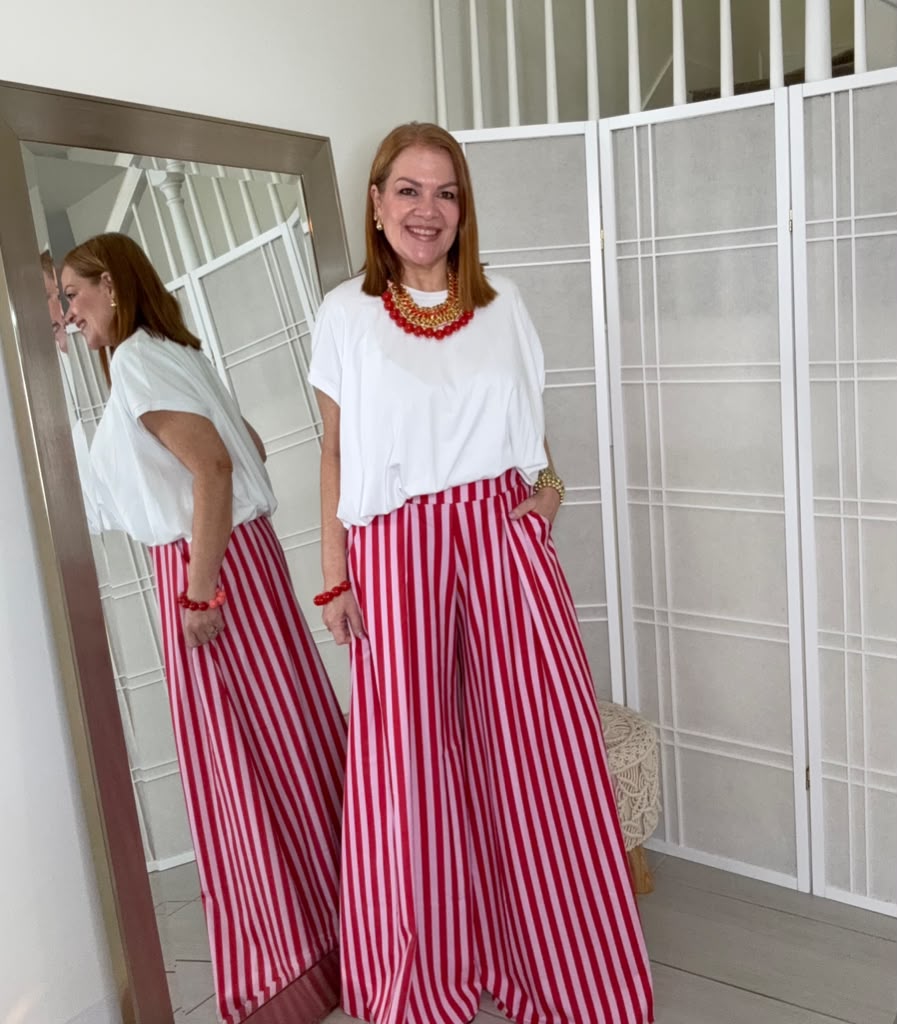 Sarahí striped pants