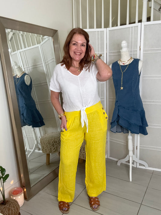 Pili linen pants