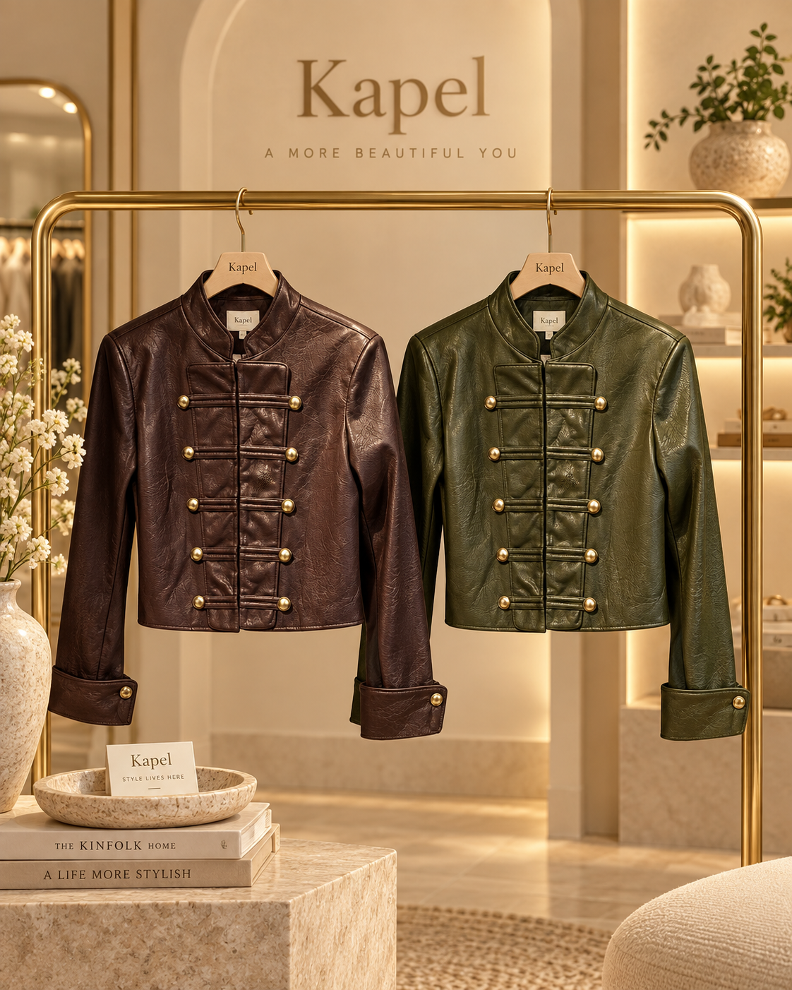 Regina leather jacket