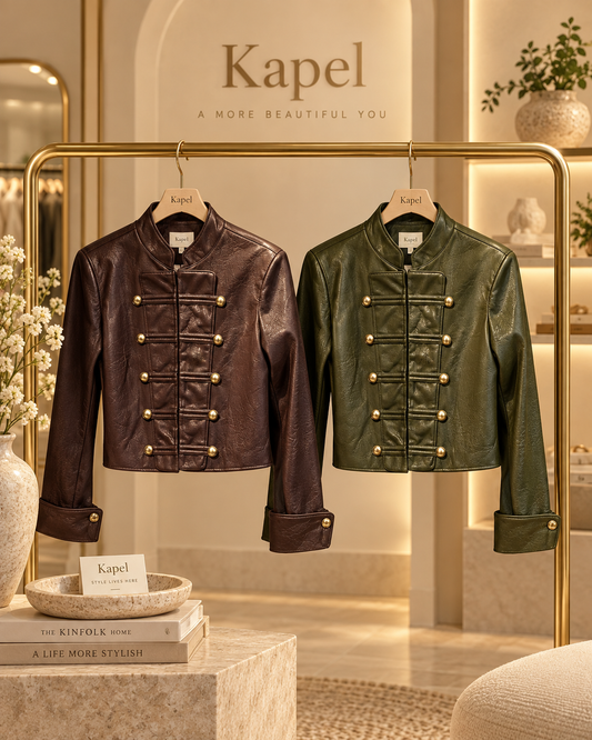 Regina leather jacket