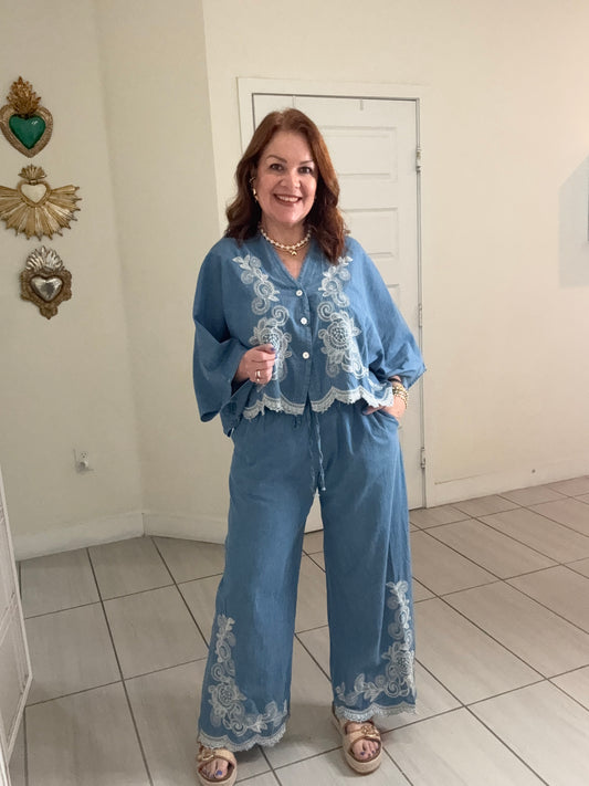 Martina denim set