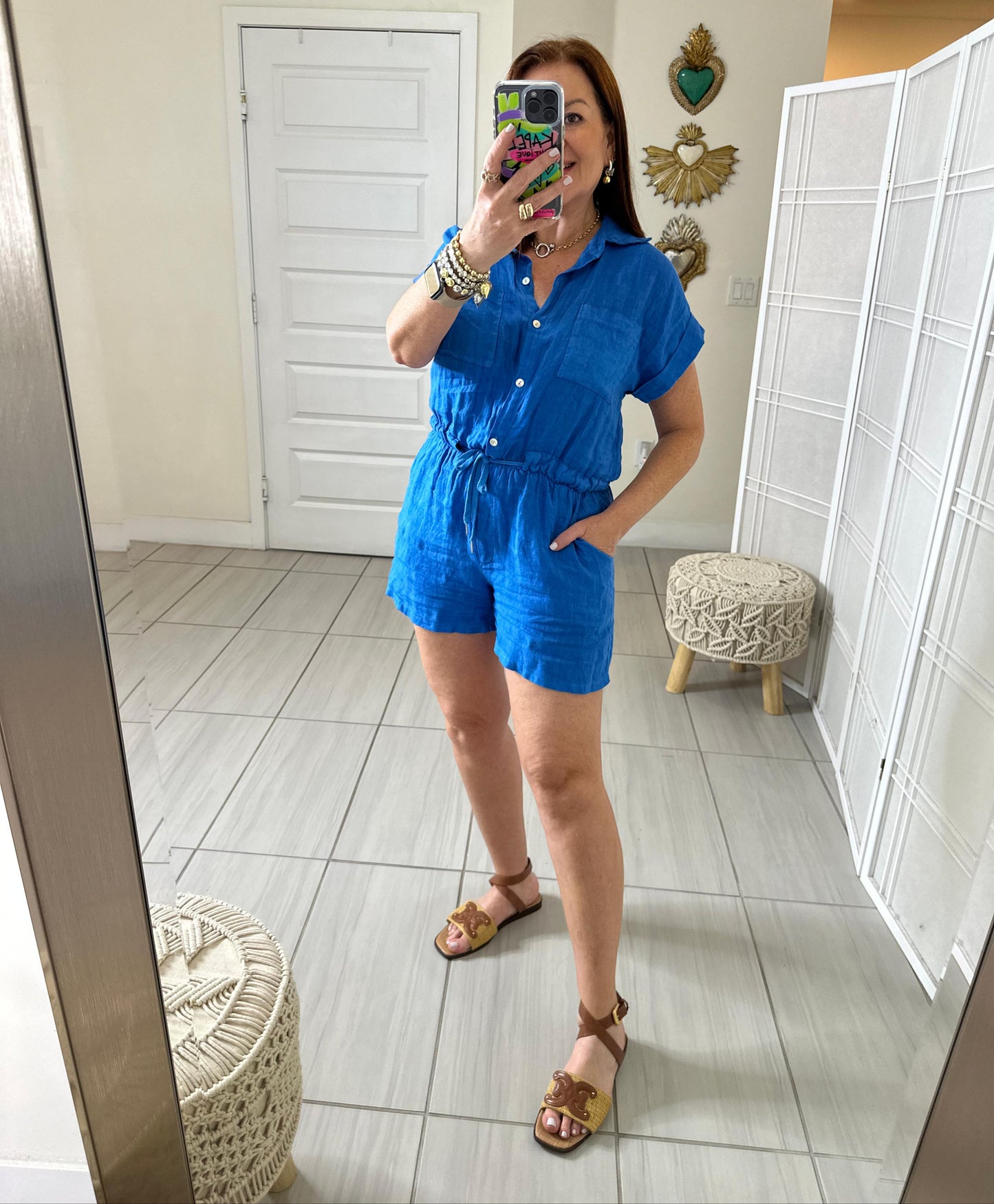 Giselle Linen Romper