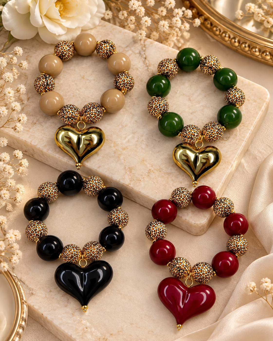 Coralia bracelets