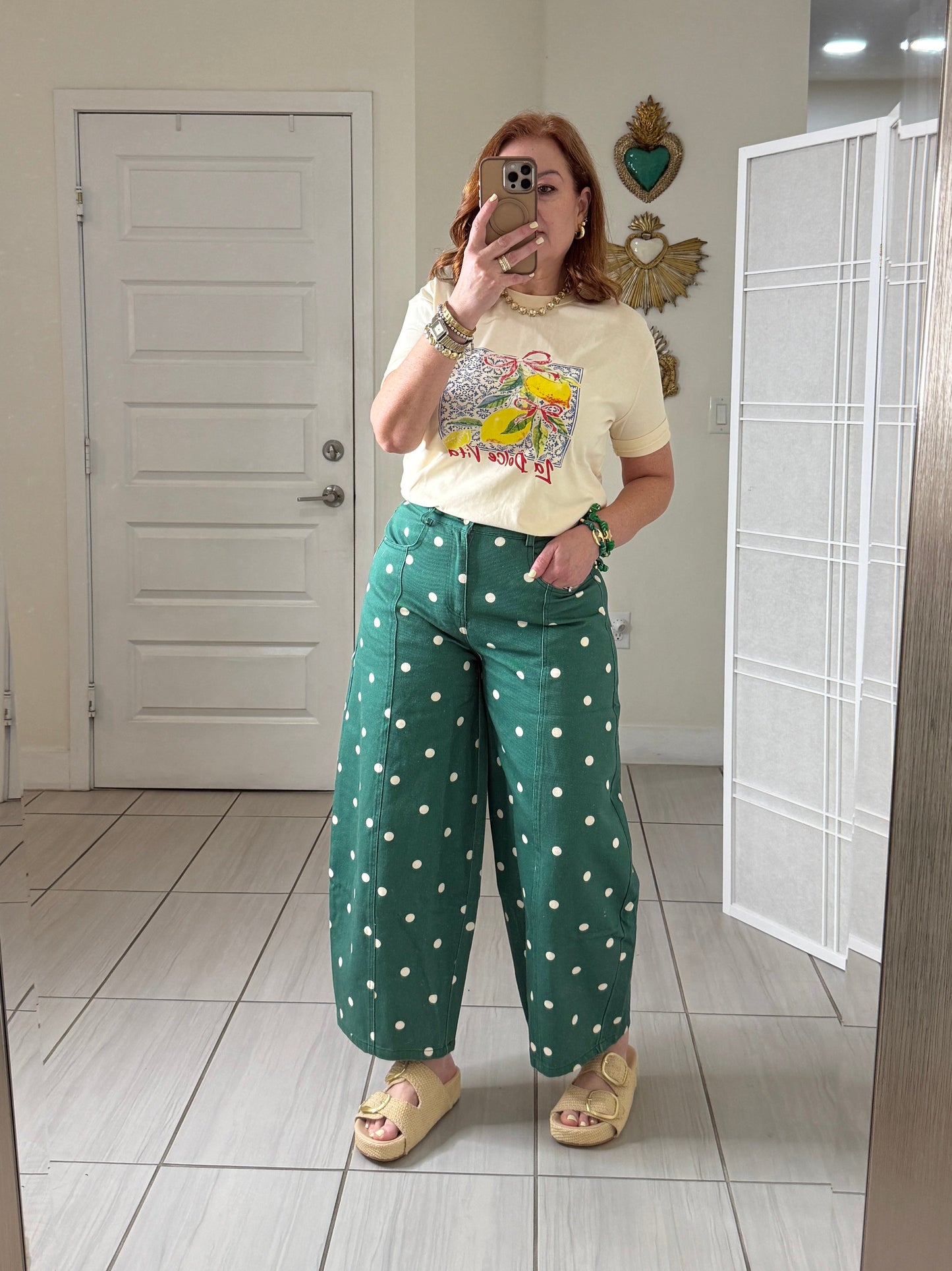 Mística polka dots pants