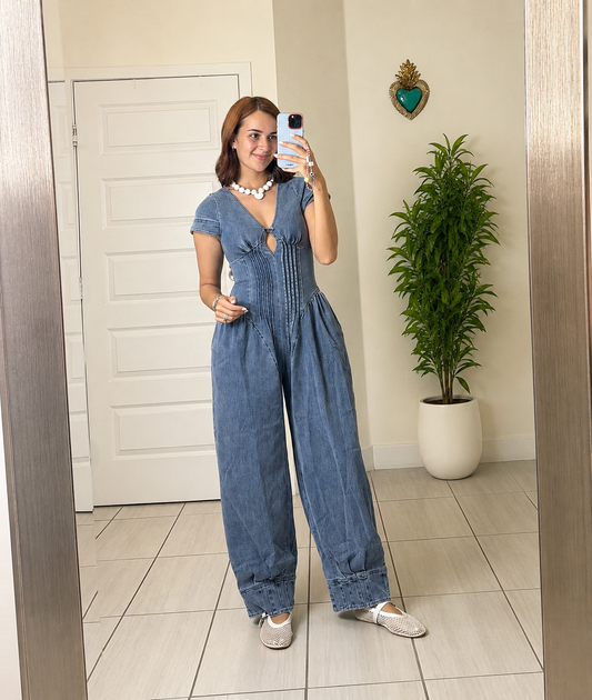 Albany denim jumpsuit
