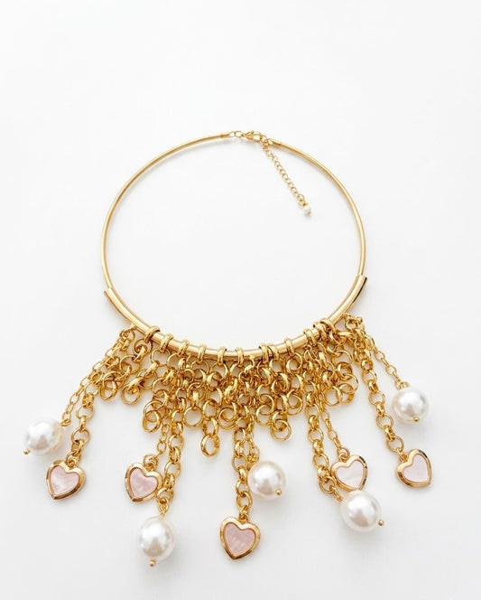 Multi hearts necklace