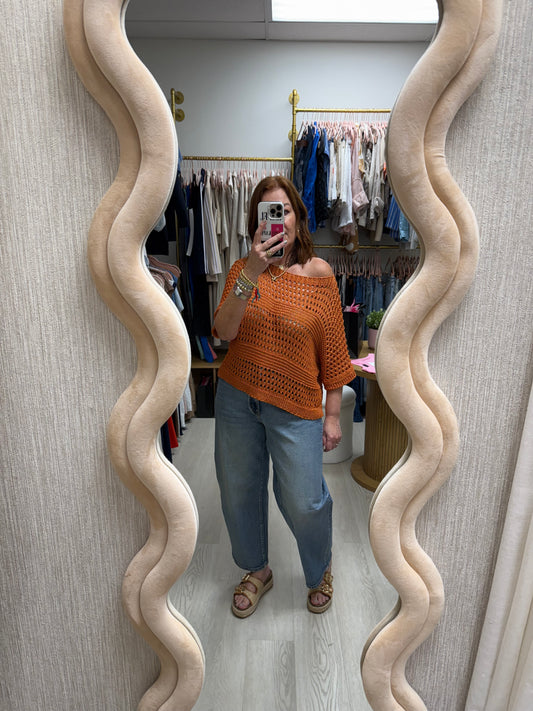 Kos knitted top