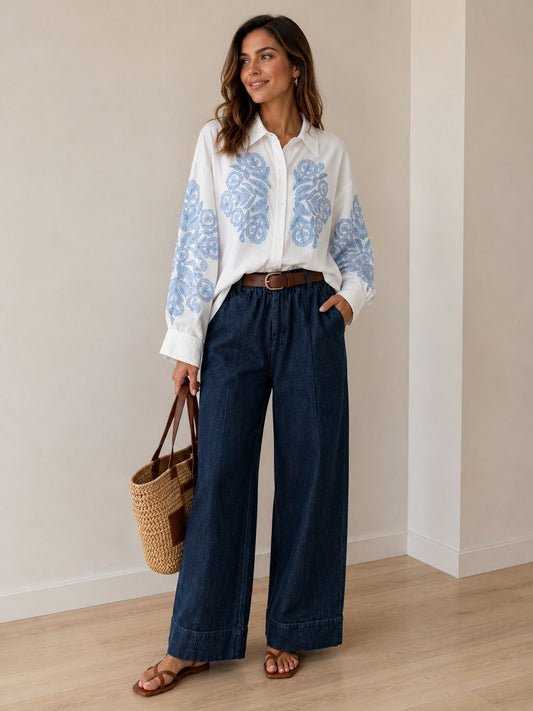 Elena Denim Pants