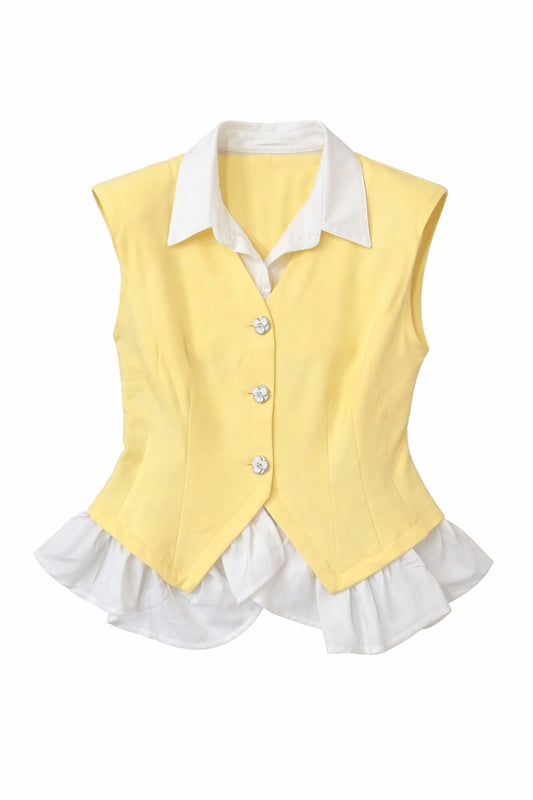 Elisa top yellow