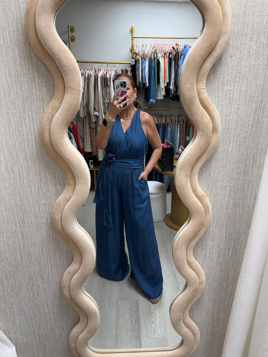 Odette Denim Jumpsuit