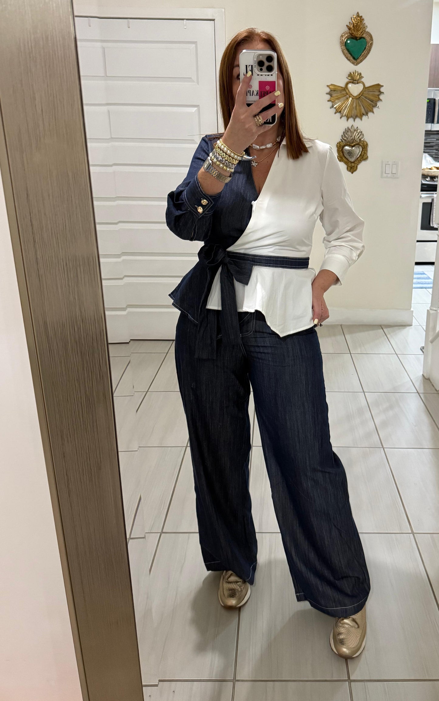 Abril Denim Set