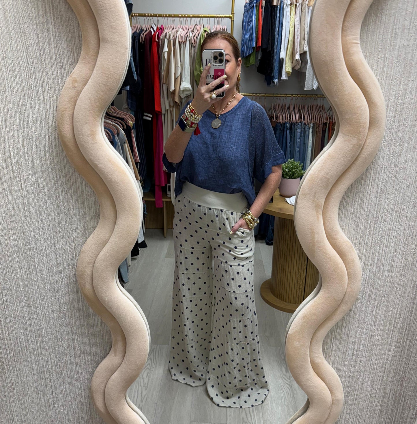 Xaviera Linen Top