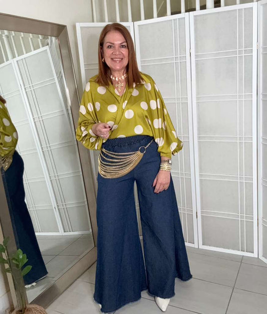 Kate Denim Palazzo