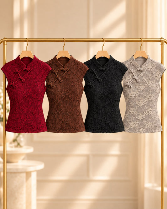 Japan Top - Lace Spandex Top | Kapel Boutique