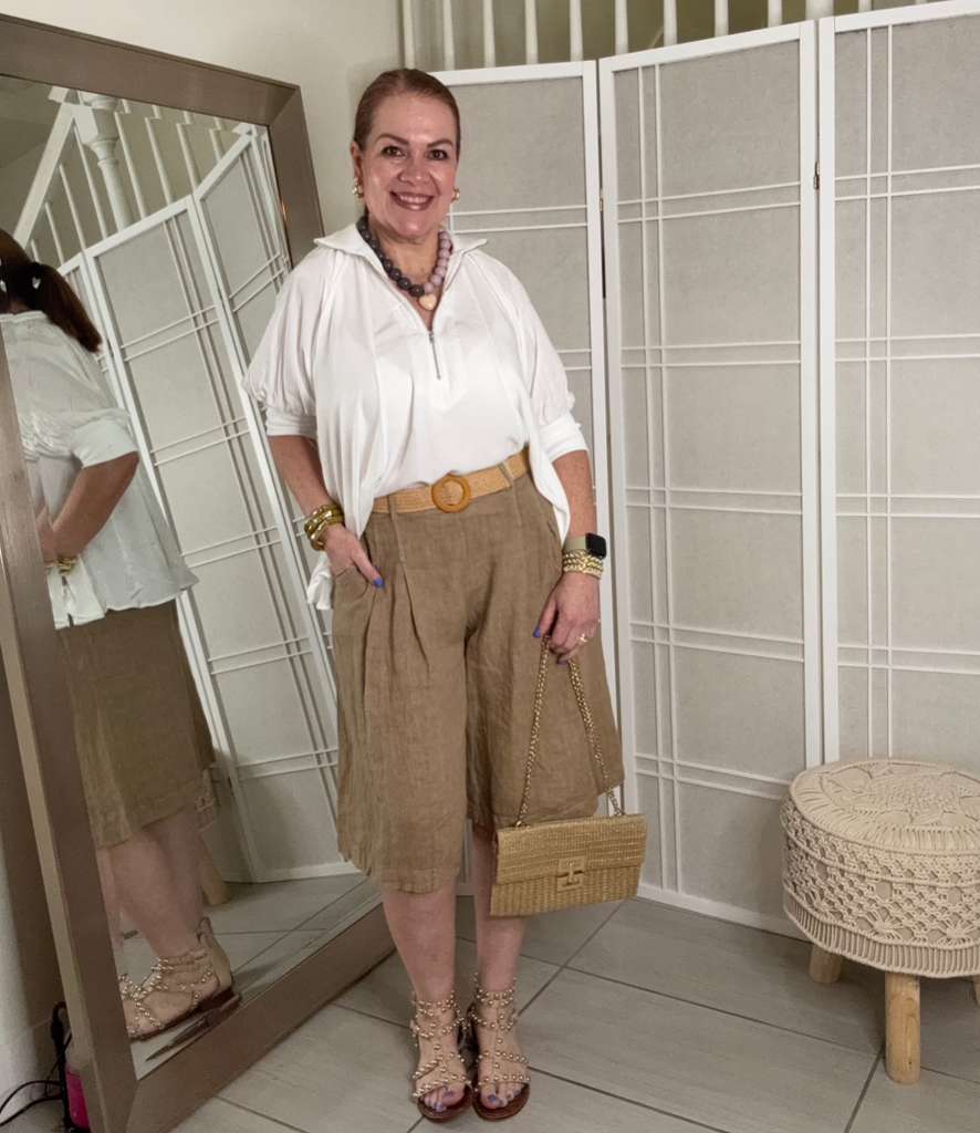 Lirio linen short 2