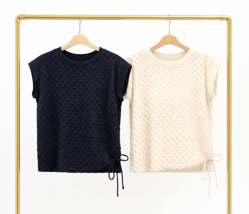 Paula top black-beige