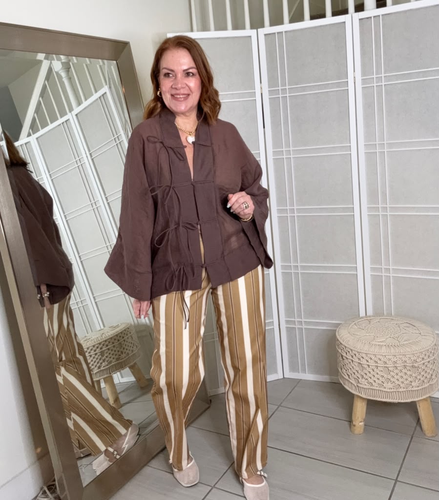 Río Kimono – Tencel Front-Tie Jacket | Kapel Boutique