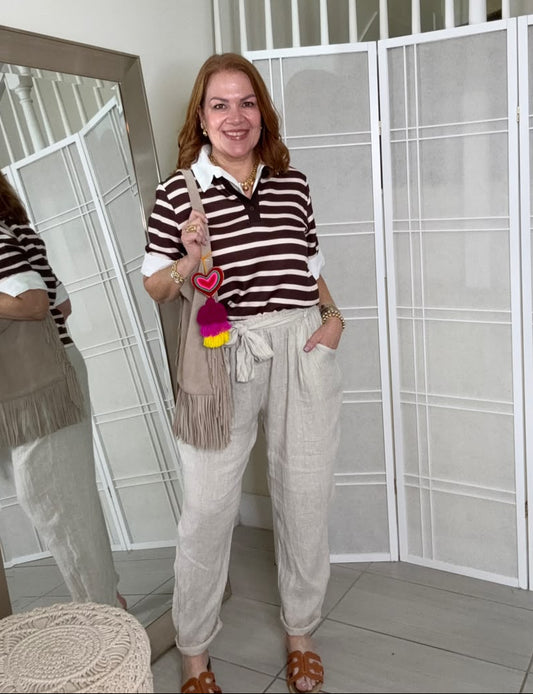 Rania Linen Pants | Kapel Boutique