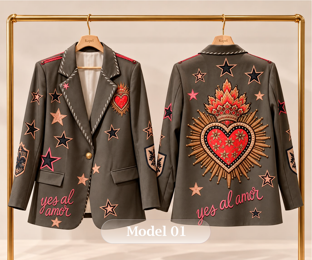 REBEL HEARTS Blazer | Kapel Boutique