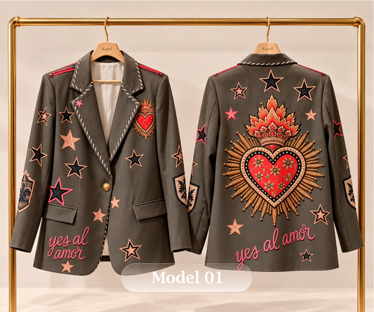 REBEL HEARTS Blazer | Kapel Boutique