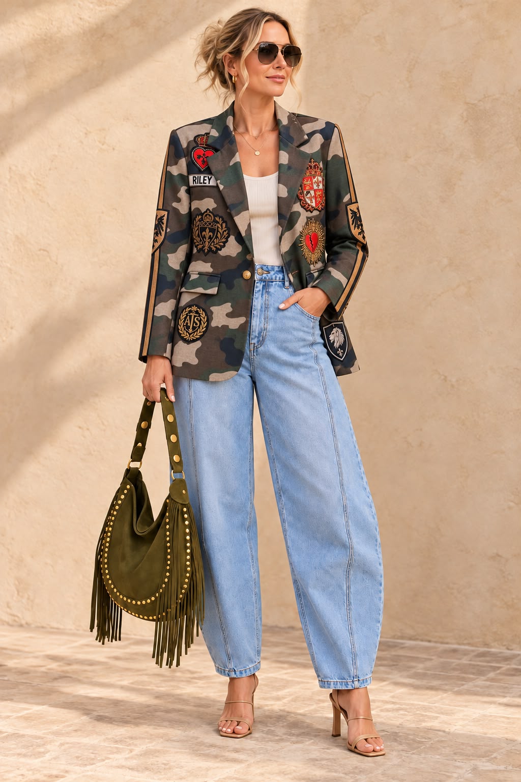 REBEL HEARTS Blazer | Kapel Boutique