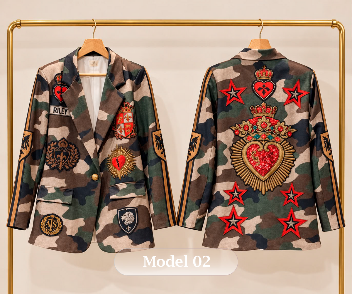 REBEL HEARTS Blazer | Kapel Boutique