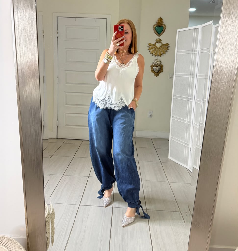 Salome top white