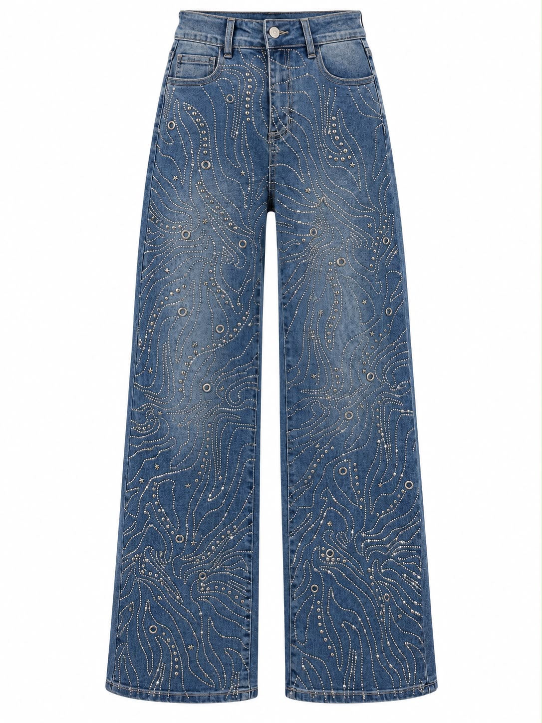 Sofy Studded Stretch Jeans | Kapel Boutique