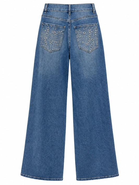 Sofy Studded Stretch Jeans | Kapel Boutique