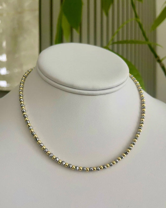 Choker Silver & Gold