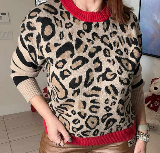 Fey Leopard Sweater