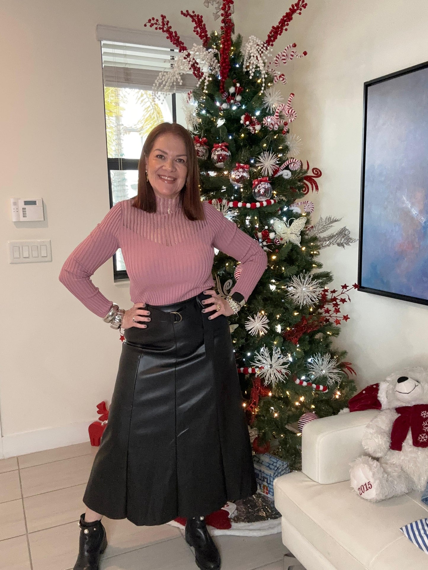 Yami Leather Skirt